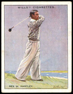 Wills - Rex W. Hartley -  'Famous Golfers'  - (1930)