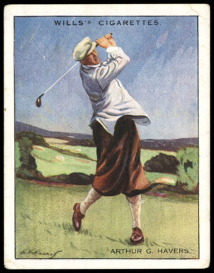 Wills - Arthur G. Havers -  'Famous Golfers'  - (1930)