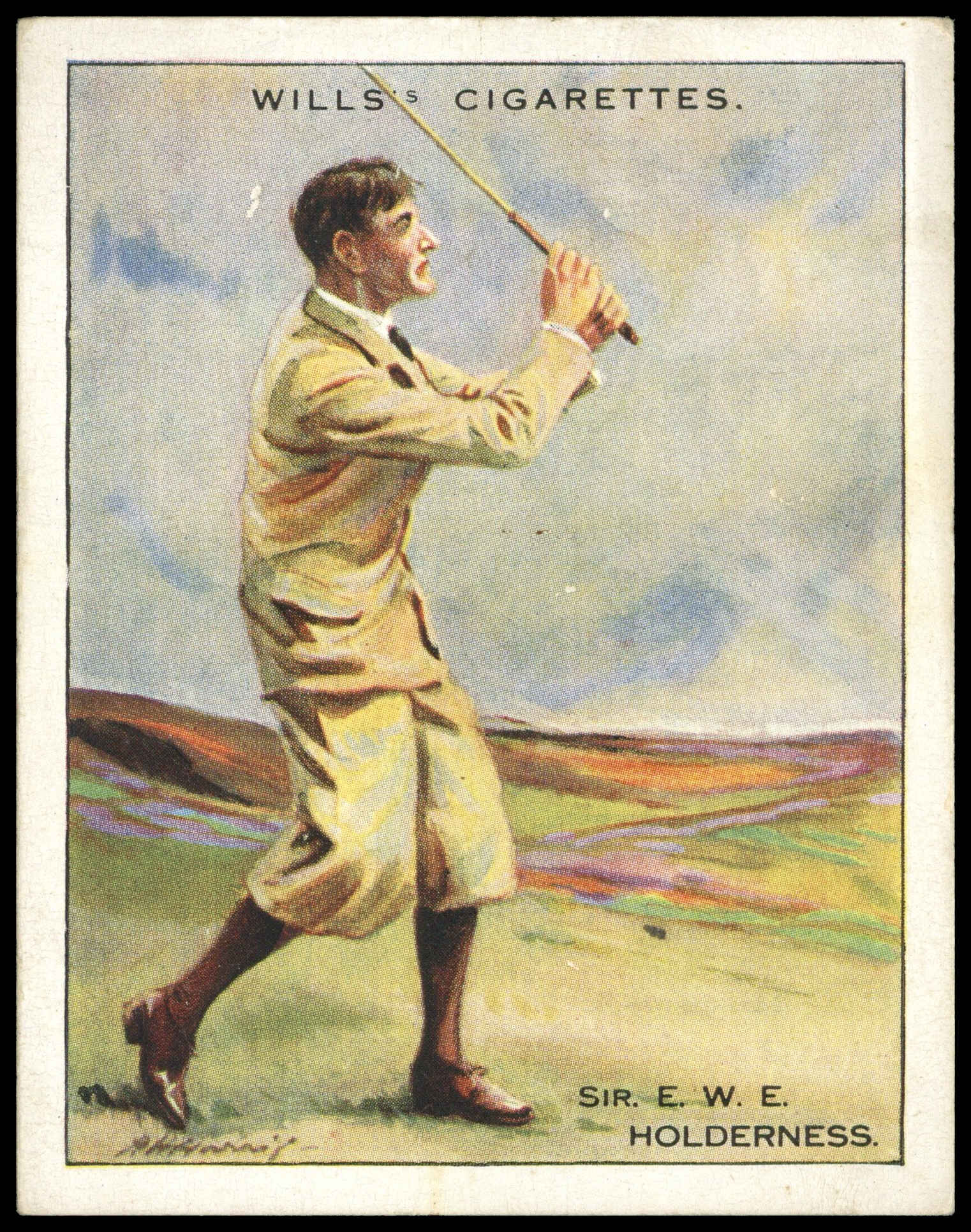 Wills - 'Famous Golfers' (1930) - #12 - Sir E.W. Holderness Wills - 'Famous Golfers' (1930) - #12 - Sir E.W. Holderness
