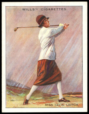 Wills - 'Famous Golfers' (1930) - #13 - Miss Cecil Leitch
