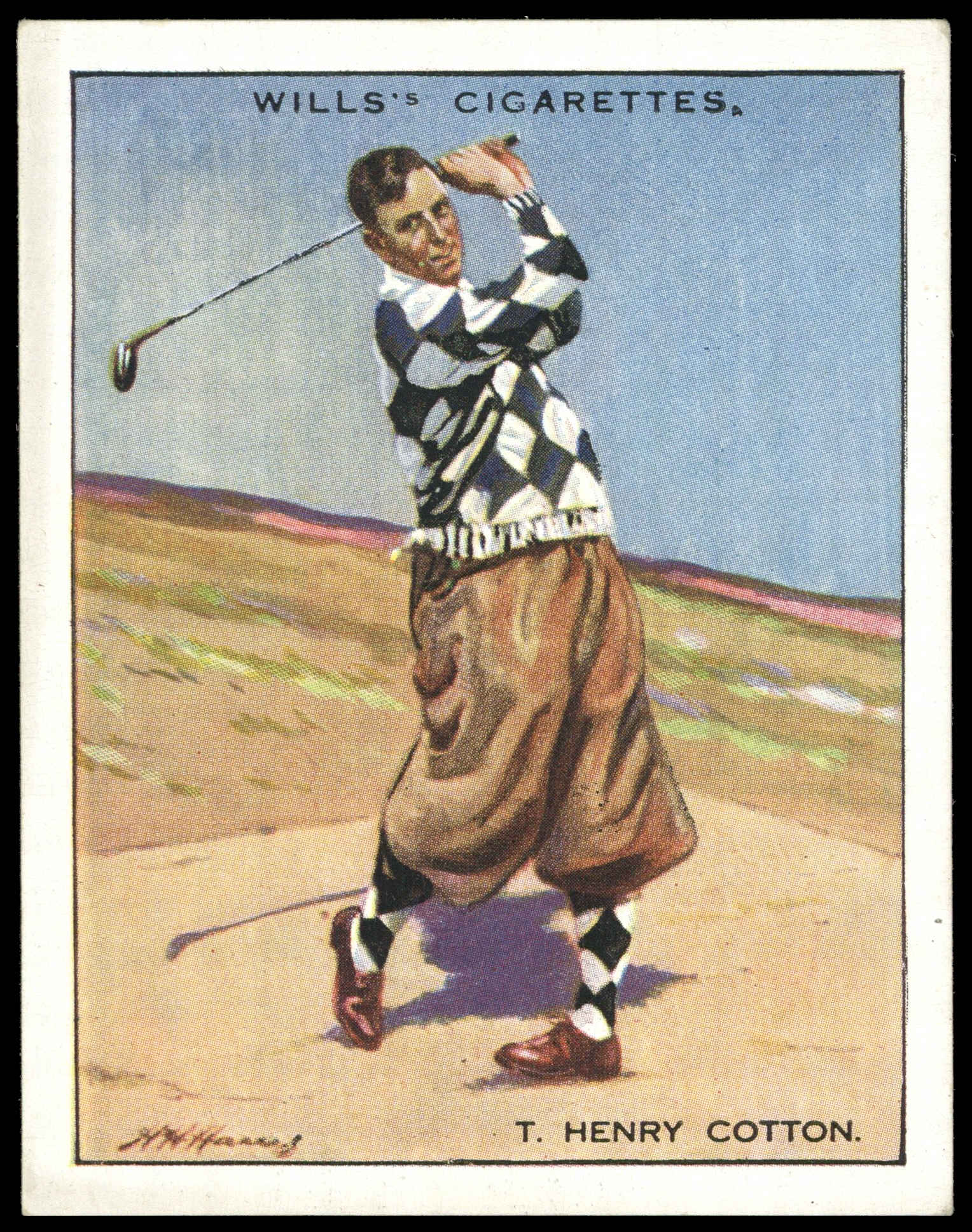 Wills - 'Famous Golfers' (1930) - #3 - T. Henry Cotton Wills - 'Famous Golfers' (1930) - #3 - T. Henry Cotton