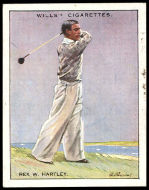 Wills - 'Famous Golfers' (1930) - Rex W. Hartley