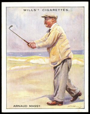 Wills - 'Famous Golfers' (1930) - Arnaud Massy Wills - 'Famous Golfers' (1930) - Arnaud Massy