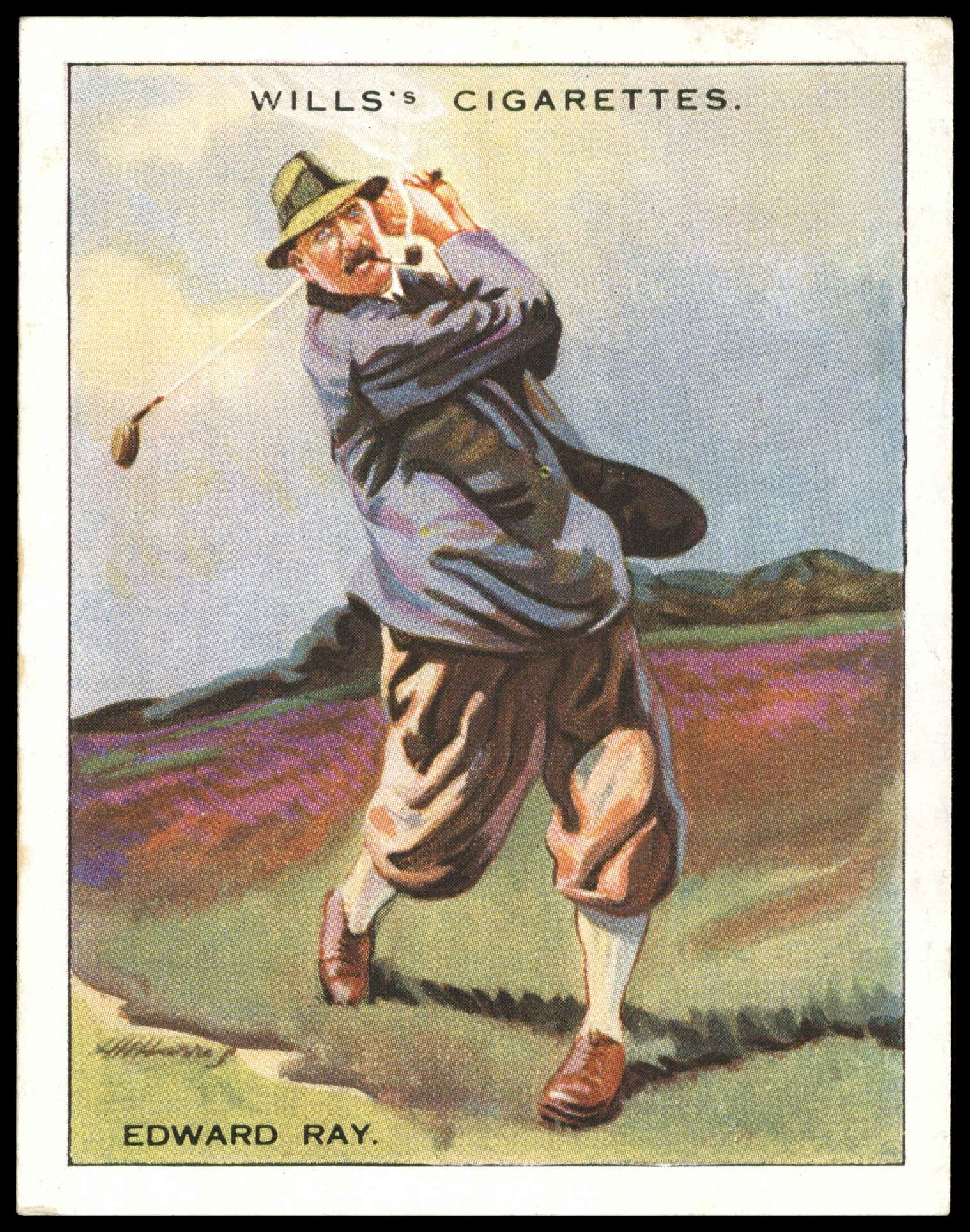Wills - 'Famous Golfers' (1930) - Edward Ray Wills - 'Famous Golfers' (1930) - Edward Ray