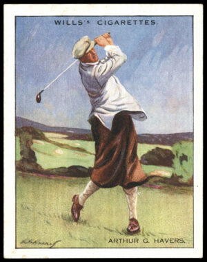 Wills - 'Famous Golfers' (1930) - Arthur G. Havers Wills - 'Famous Golfers' (1930) - Arthur G. Havers