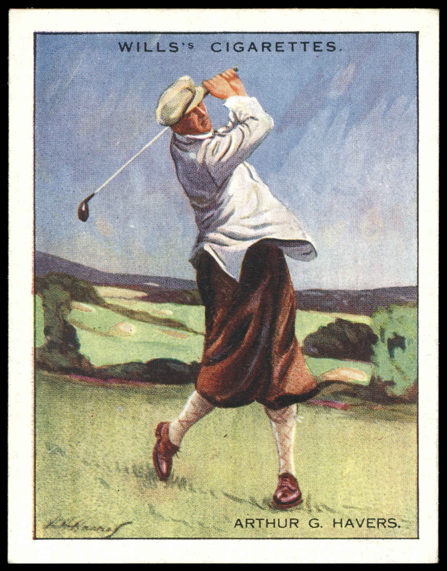 Wills - 'Famous Golfers' (1930) - #9 - Arthur G. Havers Wills - 'Famous Golfers' (1930) - #9 - Arthur G. Havers