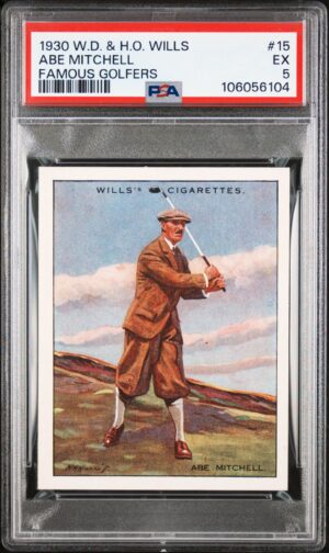 Wills - 'Famous Golfers' (1930) - Abe Mitchell **PSA5** Wills - 'Famous Golfers' (1930) - Abe Mitchell **PSA5**