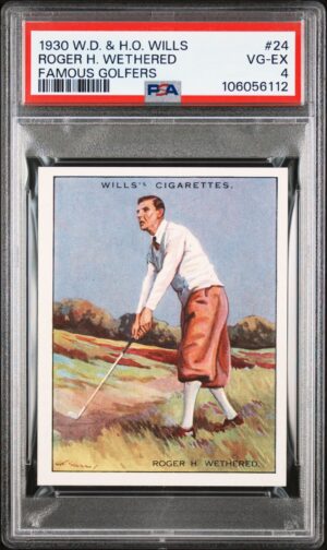Wills - 'Famous Golfers' (1930) - Roger H. Wethered **PSA4** Wills - 'Famous Golfers' (1930) - Roger H. Wethered **PSA4**