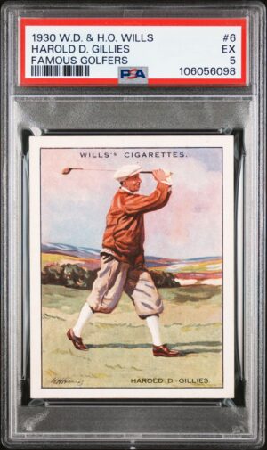Wills - 'Famous Golfers' (1930) - Harold D. Gillies **PSA5** Wills - 'Famous Golfers' (1930) - Harold D. Gillies **PSA5**