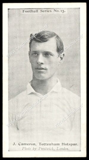Wills - 'Football Series' #13 - J. Cameron (Tottenham Hotspur) (1902)