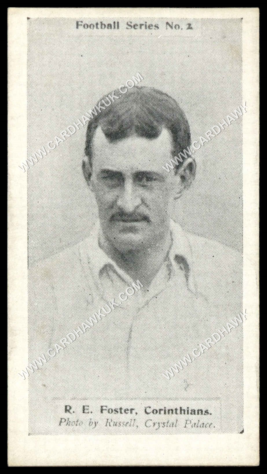 Wills - 'Football Series' #2 - R.E. Foster (Corinthians) (1902) Wills - 'Football Series' #2 - R.E. Foster (Corinthians) (1902)