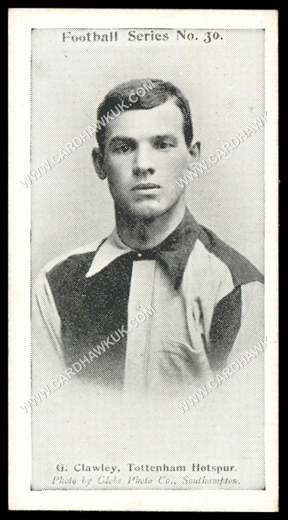 Wills - 'Football Series' #30 - G. Cladley (Tottenham Hotspur) (1902) Wills - 'Football Series' #30 - G. Cladley (Tottenham Hotspur) (1902)