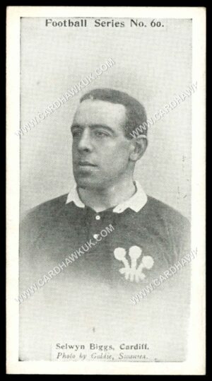 Wills - 'Football Series' (1902)  - Selwyn Biggs (Cardiff - Rugby)
