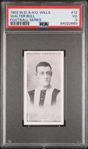 Wills - 'Football Series' (1902) - W. Bull (Notts County) **PSA3**