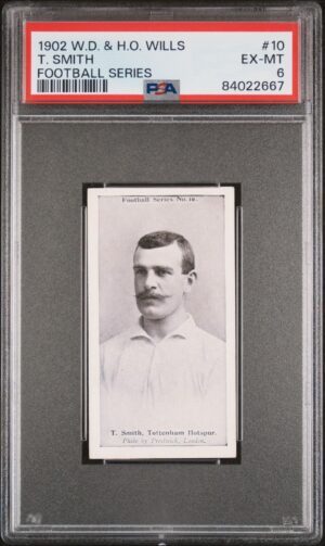 Wills - 'Football Series' (1902) - T. Smith (Tottenham Hotspur) **PSA6**