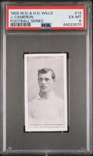 Wills - 'Football Series' (1902) - J. Cameron (Tottenham Hotspur) **PSA6**