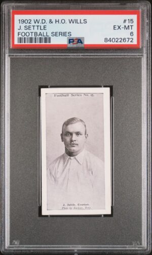 Wills - 'Football Series' (1902) - J. Settle (Everton) **PSA6**