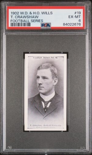 Wills - 'Football Series' (1902) - T. Crawshaw (Sheffield Wednesday ) **PSA6**