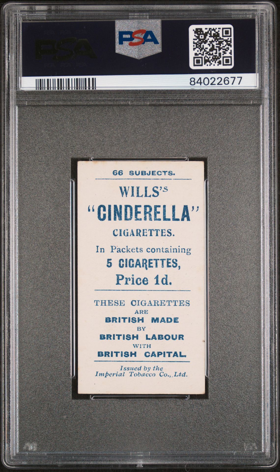Wills - 'Football Series' (1902) - M. Sanders (Barrow) **PSA6** Wills - 'Football Series' (1902) - M. Sanders (Barrow) **PSA6**