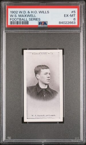 Wills - 'Football Series' (1902)  - W.S. Maxwell (Third Lanark) **PSA6**