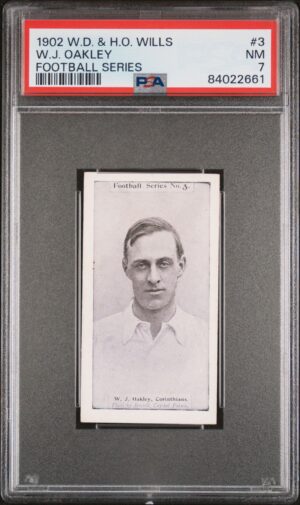 Wills - 'Football Series' (1902) - W.J. Oakley (Corinthians) **PSA7**