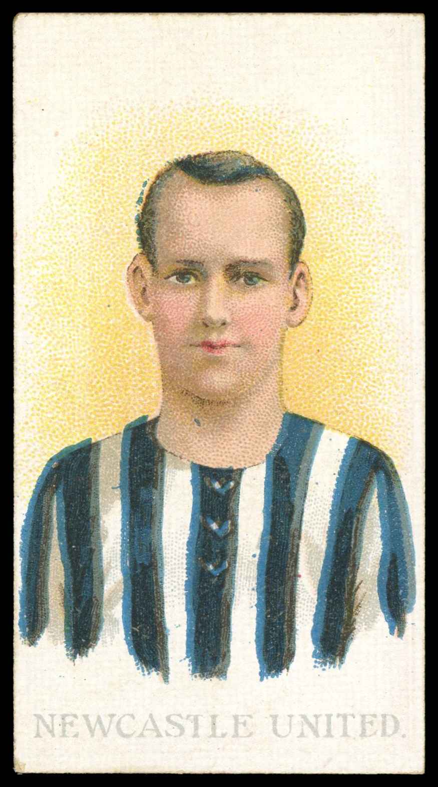 Wills (W.D. & H.O.) - 'Football Club Colours (Army Quality)' #33 Newcastle United (1907) Wills (W.D. & H.O.) - 'Football Club Colours (Army Quality)' #33 Newcastle United (1907)