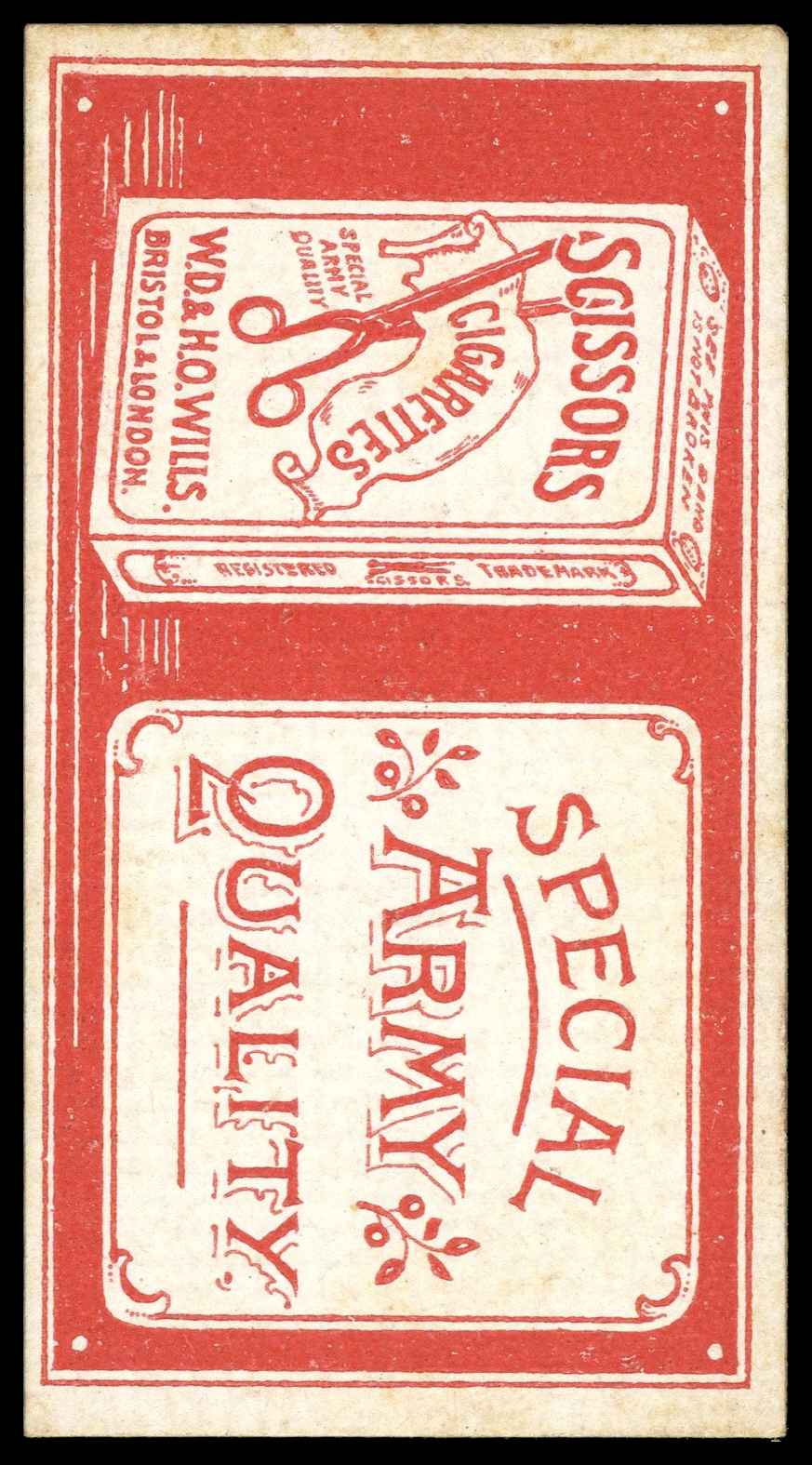Wills (W.D. & H.O.) - 'Football Club Colours (Army Quality)' #33 Newcastle United (1907) Wills (W.D. & H.O.) - 'Football Club Colours (Army Quality)' #33 Newcastle United (1907)