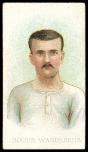Wills (W.D. & H.O.) - 'Football Club Colours (Army Quality)'  #6 Bolton Wanderers (1907)