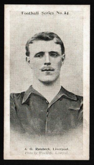 Wills (W.D. & H.O.) - 'Football Series' (1902) - Card #24 - Alex Raisbeck (Liverpool)