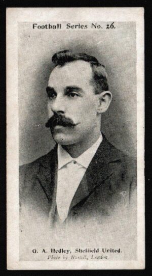 Wills (W.D. & H.O.) - 'Football Series' (1902) - Card #26 - G. A. Hedley (Sheffield Utd) Wills (W.D. & H.O.) - 'Football Series' (1902) - Card #26 - G. A. Hedley (Sheffield Utd)