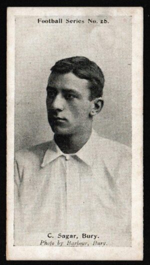 Wills (W.D. & H.O.) - 'Football Series' (1902) - Card #28 - C. Sagar (Bury)