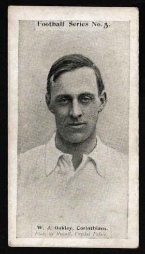 Wills (W.D. & H.O.) - 'Football Series' (1902) - Card #3 - W. J. Oakley (Corinthians)