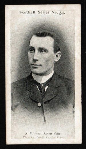 Wills (W.D. & H.O.) - 'Football Series' (1902) - Card #34 - A. Wilkes (Aston Villa)