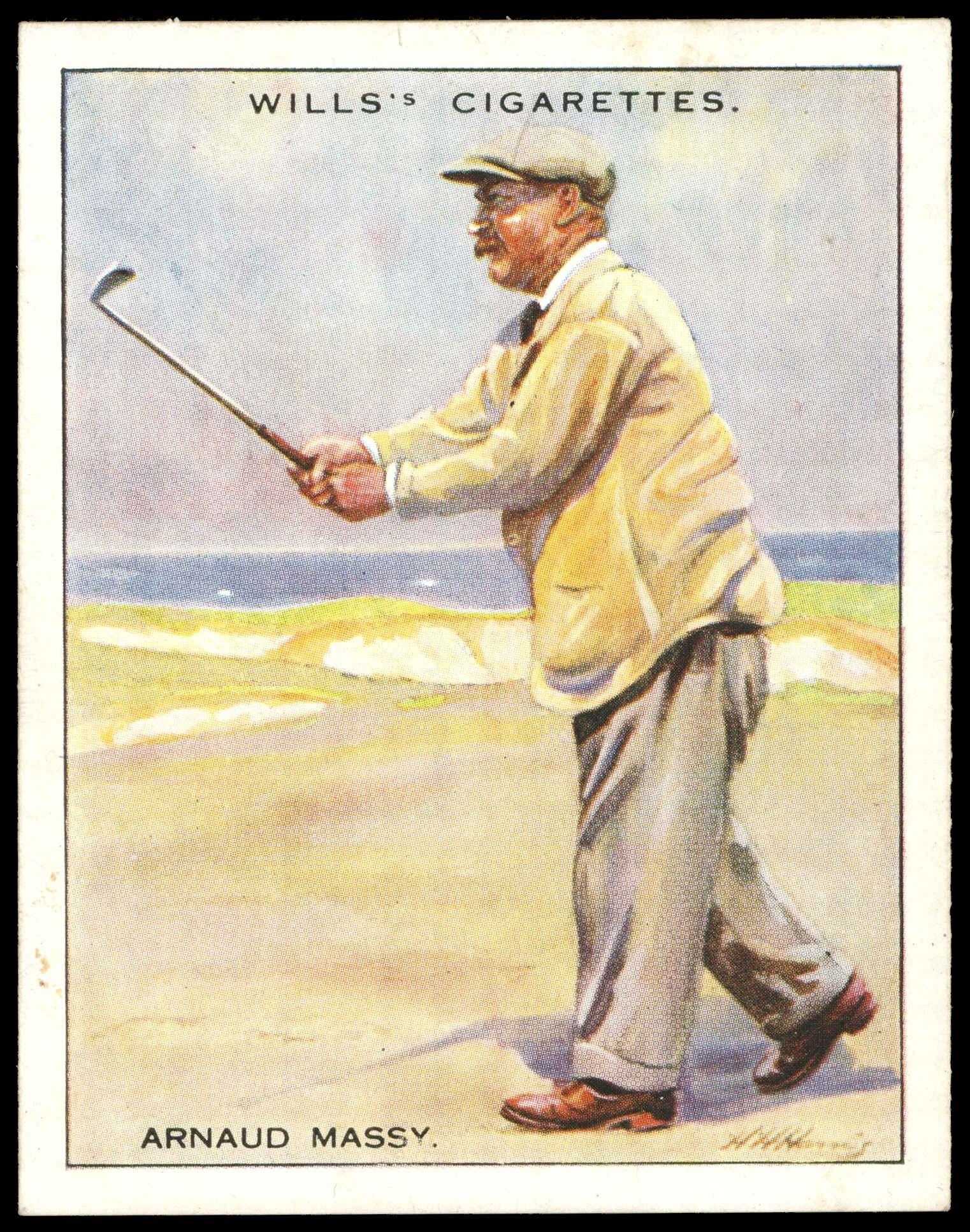 Wills - 'Famous Golfers' (1930) - Arnaud Massy Wills - 'Famous Golfers' (1930) - Arnaud Massy