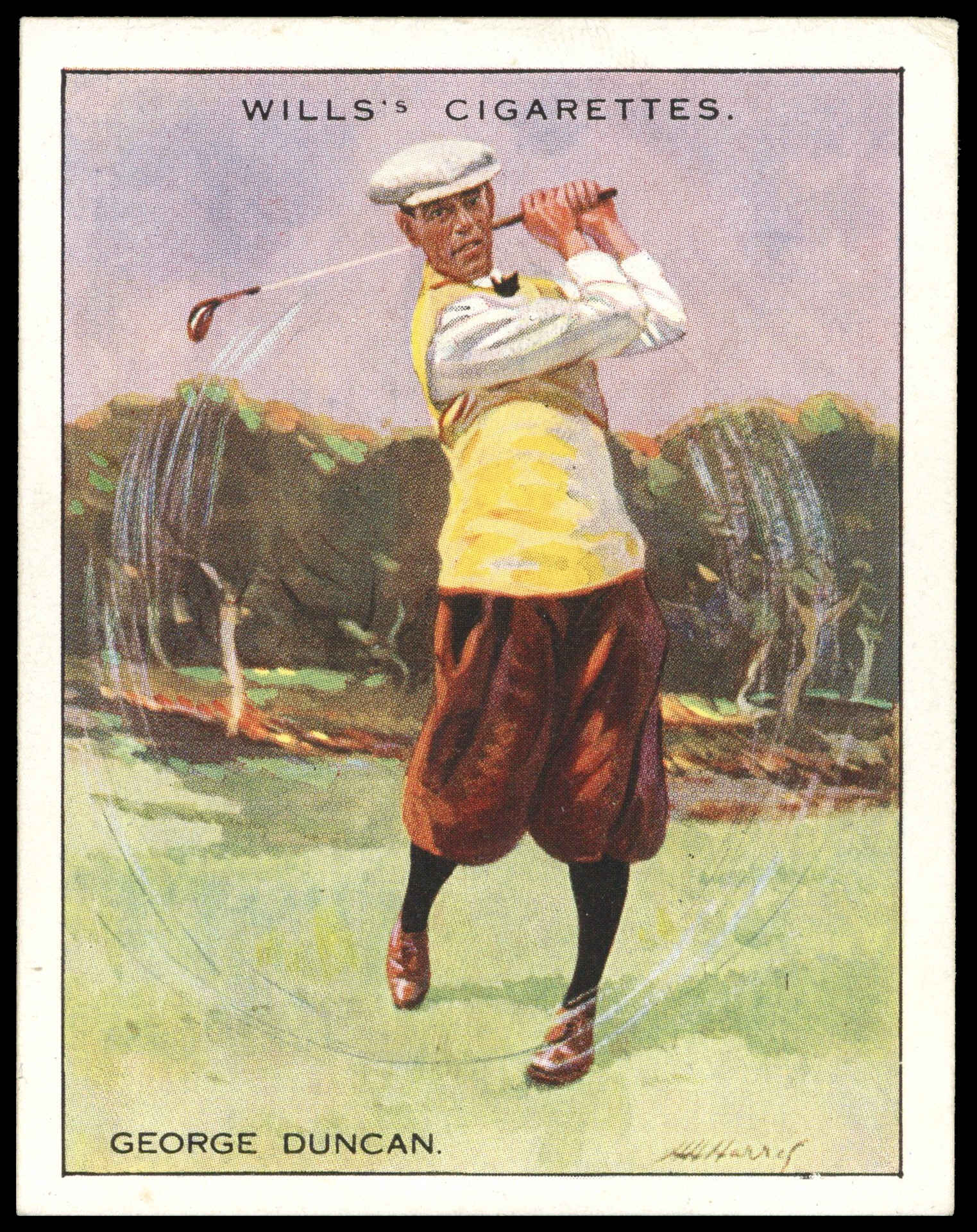 Wills - 'Famous Golfers' (1930) - George Duncan Wills - 'Famous Golfers' (1930) - George Duncan