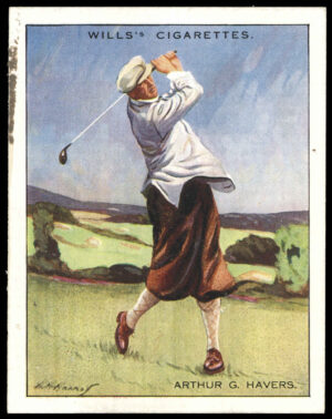 Wills - 'Famous Golfers' (1930) - Arthur G. Havers Wills - 'Famous Golfers' (1930) - Arthur G. Havers