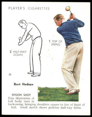 Player (John) - 'Golf (Home Issue) #17 - Spoon Shot - Bert Hodson (1939)