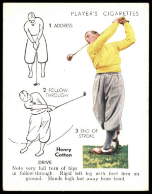 Player (John) - 'Golf (Home Issue) #9 - Drive - Henry Cotton (1939)