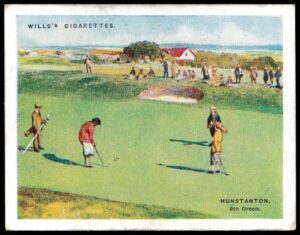 Wills (W.D. & H.O.) - 'Golfing' - Card #10 - Hunstanton