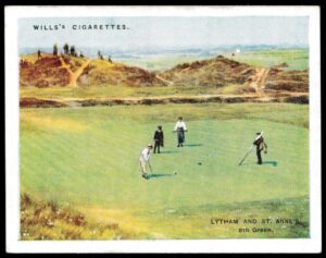 Wills (W.D. & H.O.) - 'Golfing' - Card #11 - Lythan & St. Annes