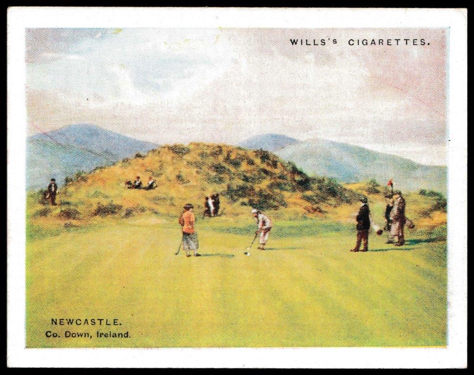 Wills (W.D. & H.O.) - 'Golfing' - Card #13 - Newcastle Wills (W.D. & H.O.) - 'Golfing' - Card #13 - Newcastle