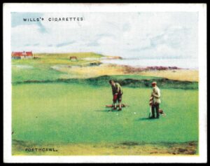 Wills (W.D. & H.O.) - 'Golfing' - Card #16 - Porthcawl