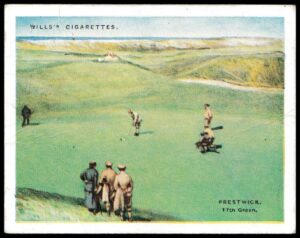 Wills (W.D. & H.O.) - 'Golfing' - Card #17 - Prestwick
