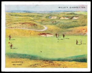 Wills (W.D. & H.O.) - 'Golfing' - Card #22 - Sandwich