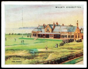 Wills (W.D. & H.O.) - 'Golfing' - Card #23 - Troon