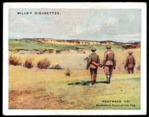 Wills (W.D. & H.O.) - 'Golfing' - Card #25 - Westward Ho