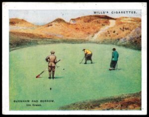 Wills (W.D. & H.O.) - 'Golfing' - Card #3 - Burnham and Berrow