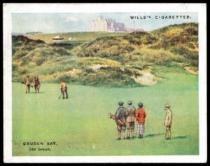 Wills (W.D. & H.O.) - 'Golfing' - Card #4 - Cruden Bay