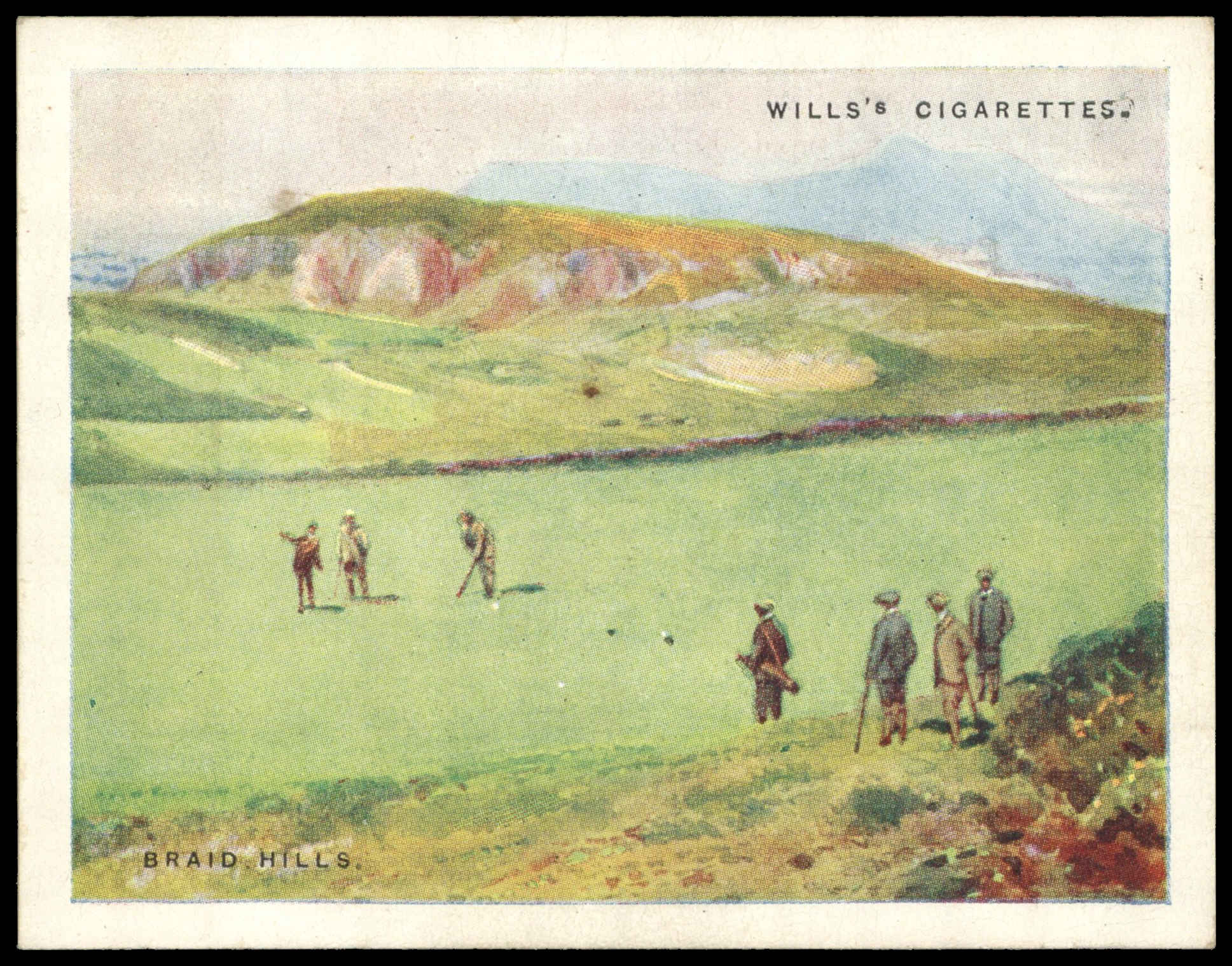 Wills - 'Golfing' (1924) - #2 - Braid Hills Wills - 'Golfing' (1924) - #2 - Braid Hills