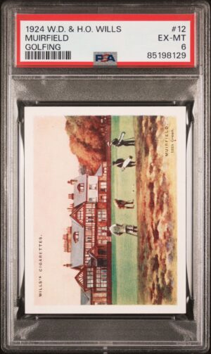 Wills - Golfing (1924) - Muirfield **PSA6**